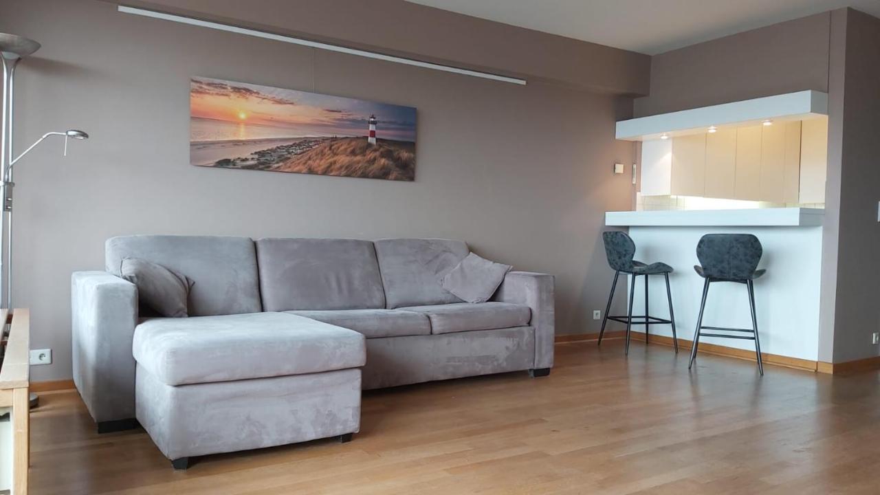 Appartement Met Zeezicht Op Het Van Bunnenplein Knokke-Heist Bagian luar foto
